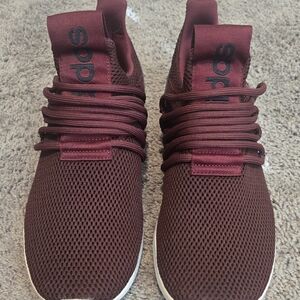 Adidas Men’s Burgundy Lite Racer Athletic Sneakers
